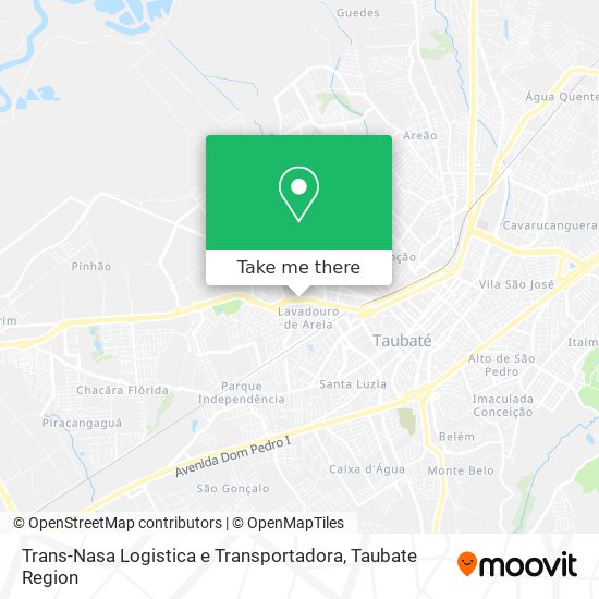 Mapa Trans-Nasa Logistica e Transportadora