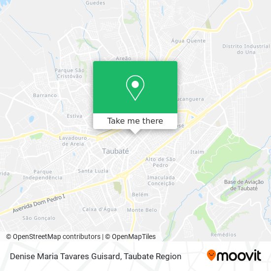 Denise Maria Tavares Guisard map