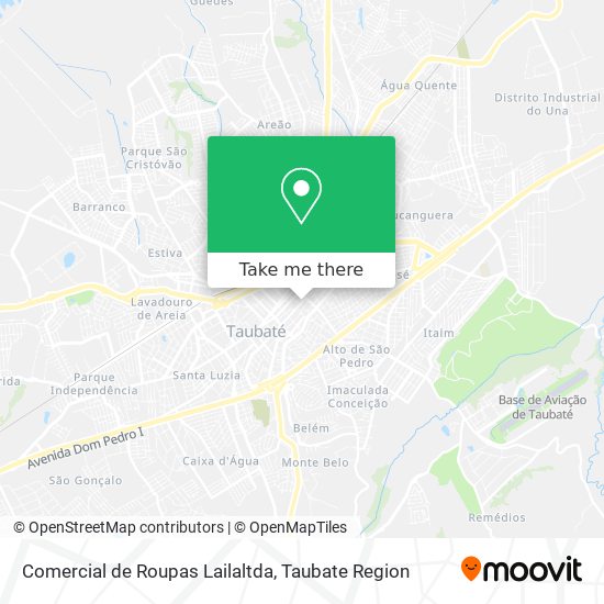 Comercial de Roupas Lailaltda map
