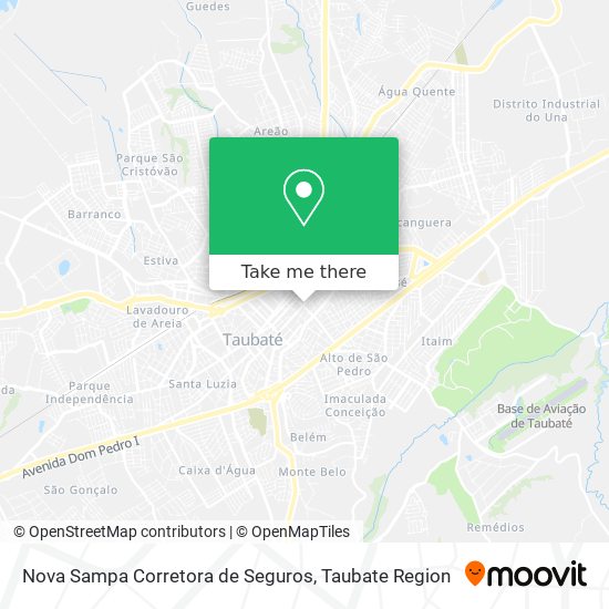 Nova Sampa Corretora de Seguros map