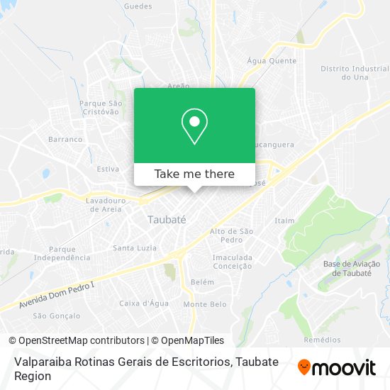 Valparaiba Rotinas Gerais de Escritorios map