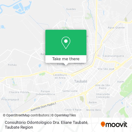 Consultório Odontológico Dra. Eliane Taubaté map