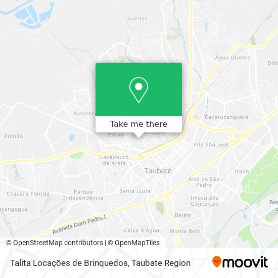 Talita Locações de Brinquedos map