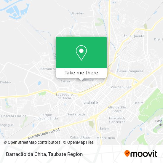 Barracão da Chita map