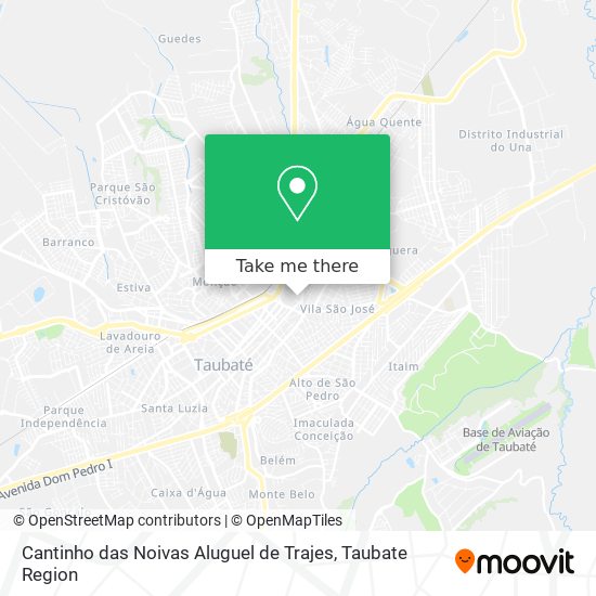 Cantinho das Noivas Aluguel de Trajes map
