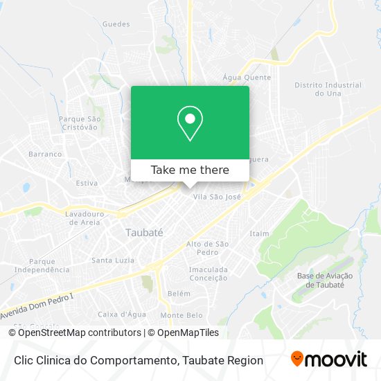Clic Clinica do Comportamento map