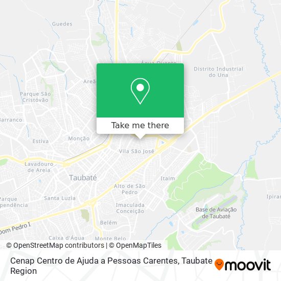 Cenap Centro de Ajuda a Pessoas Carentes map