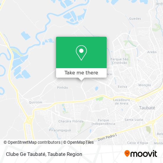 Clube Ge Taubaté map