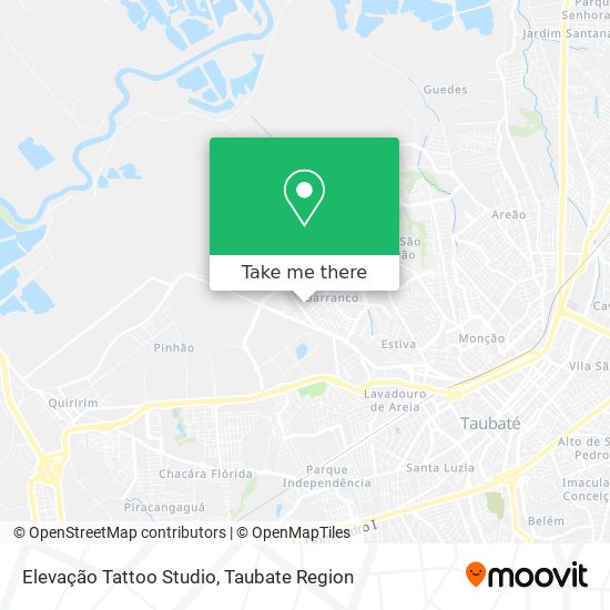 Elevação Tattoo Studio map