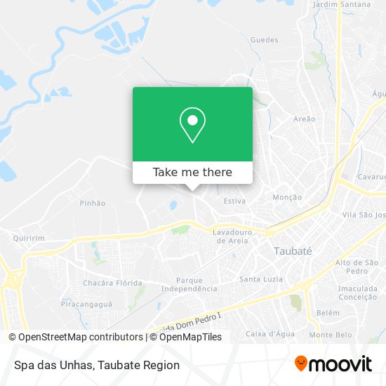 Spa das Unhas map