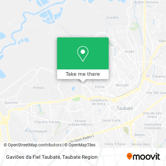 Gaviões da Fiel Taubaté map