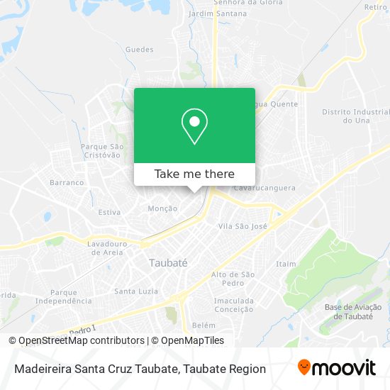 Madeireira Santa Cruz Taubate map
