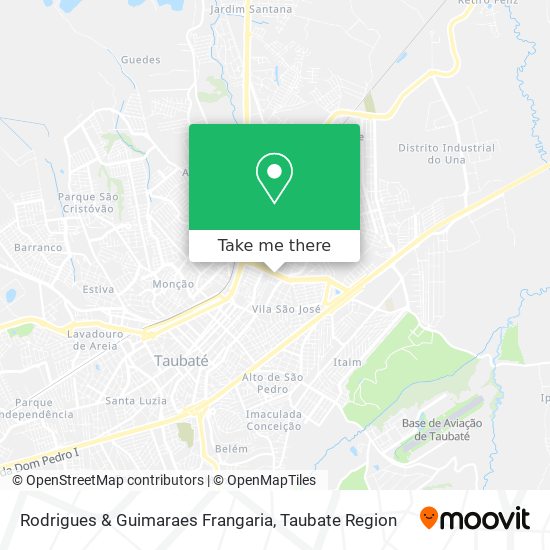 Rodrigues & Guimaraes Frangaria map