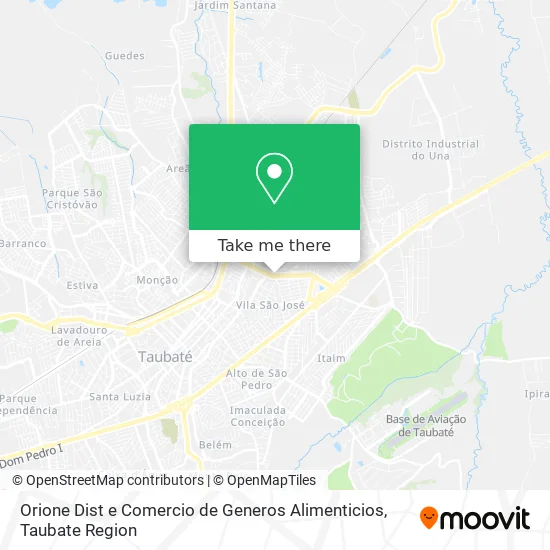 Orione Dist e Comercio de Generos Alimenticios map