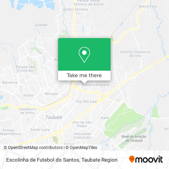 Escolinha de Futebol do Santos map