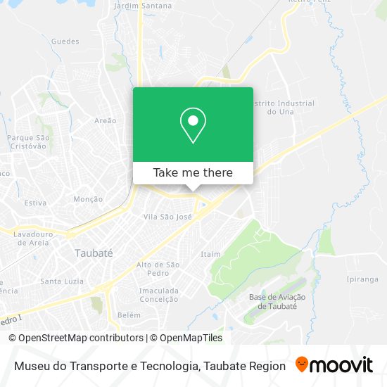 Museu do Transporte e Tecnologia map