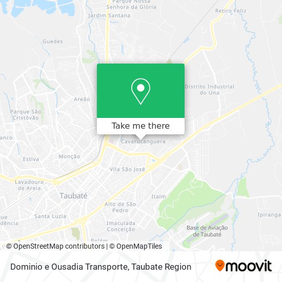 Dominio e Ousadia Transporte map