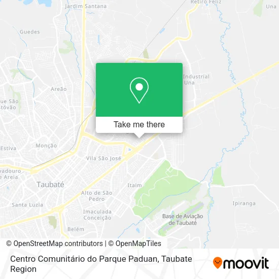 Centro Comunitário do Parque Paduan map