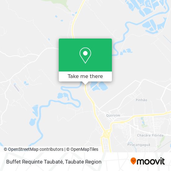 Buffet Requinte Taubaté map