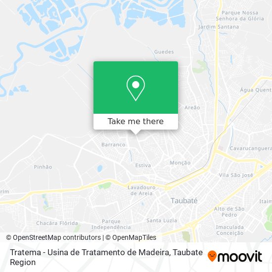 Tratema - Usina de Tratamento de Madeira map
