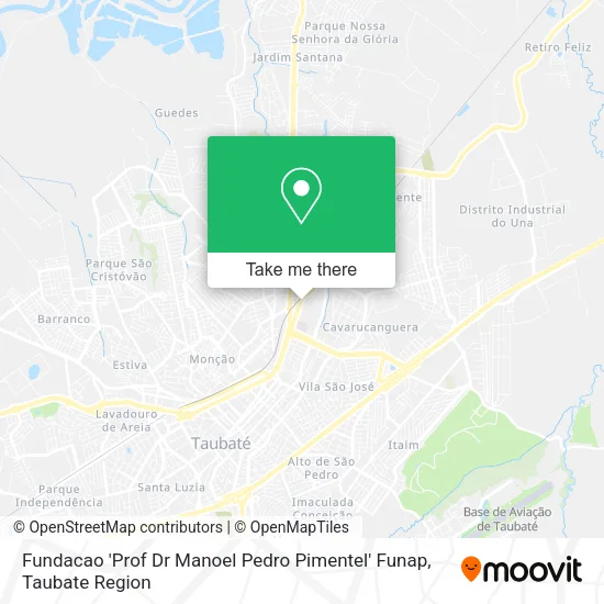 Fundacao 'Prof Dr Manoel Pedro Pimentel' Funap map