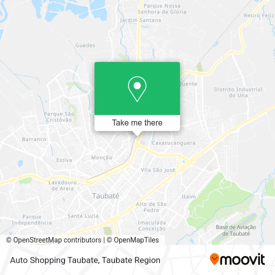 Auto Shopping Taubate map