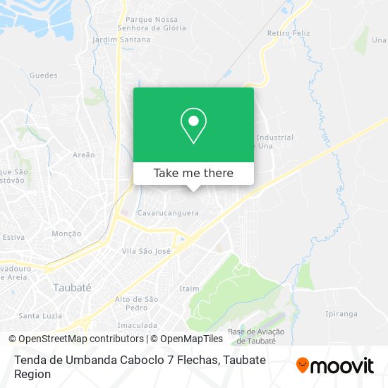 Tenda de Umbanda Caboclo 7 Flechas map