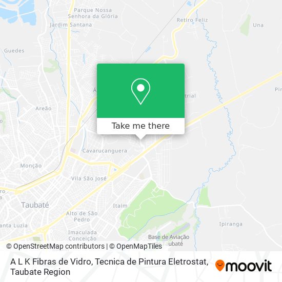 A L K Fibras de Vidro, Tecnica de Pintura Eletrostat map