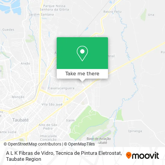A L K Fibras de Vidro, Tecnica de Pintura Eletrostat map