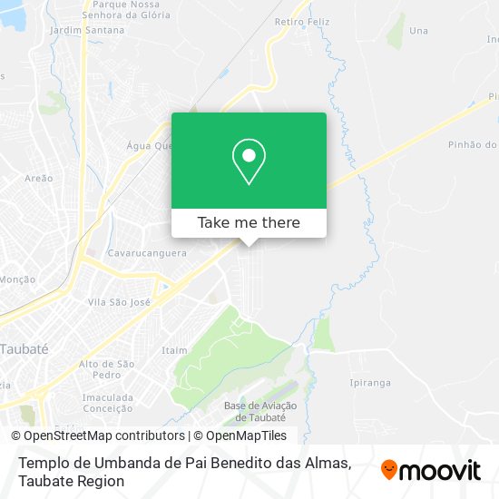 Templo de Umbanda de Pai Benedito das Almas map