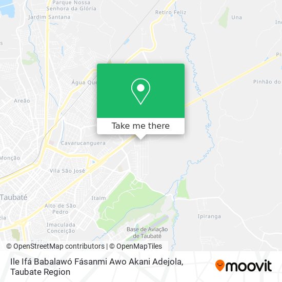 Ile Ifá Babalawó Fásanmi Awo Akani Adejola map