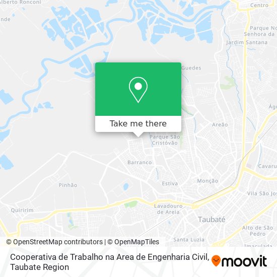 Cooperativa de Trabalho na Area de Engenharia Civil map