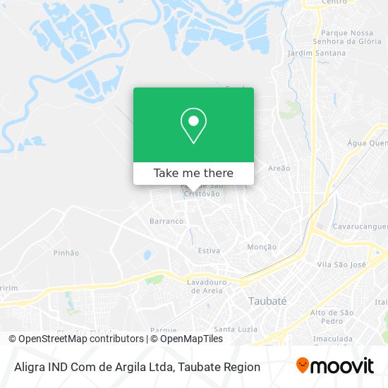 Aligra IND Com de Argila Ltda map