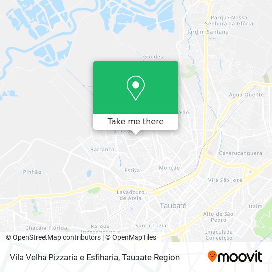 Mapa Vila Velha Pizzaria e Esfiharia