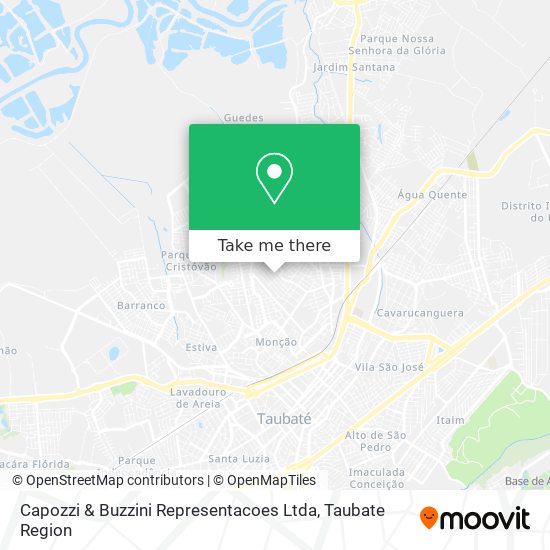 Capozzi & Buzzini Representacoes Ltda map