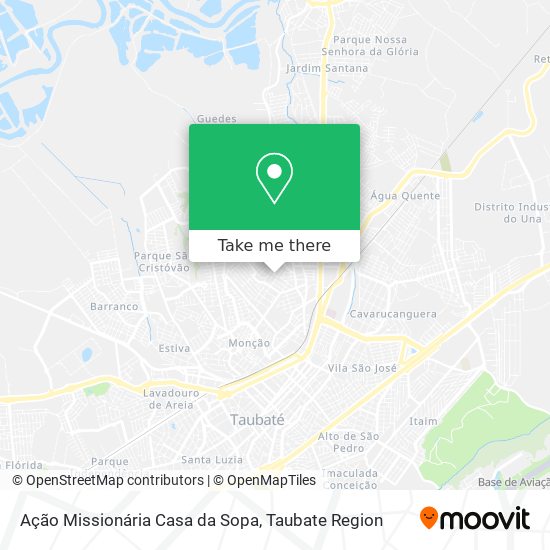 Ação Missionária Casa da Sopa map