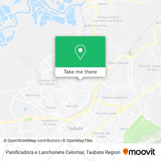 Panificadora e Lanchonete Celomar map