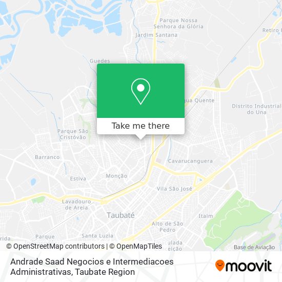 Mapa Andrade Saad Negocios e Intermediacoes Administrativas