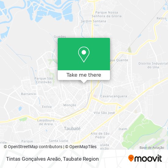 Tintas Gonçalves Areão map