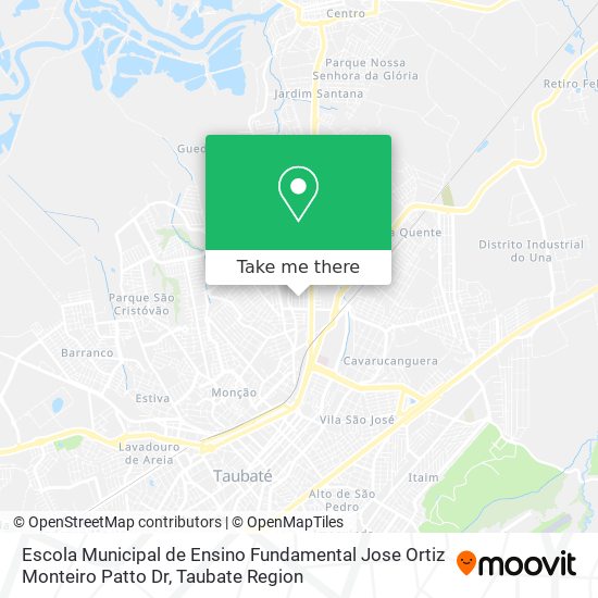 Escola Municipal de Ensino Fundamental Jose Ortiz Monteiro Patto Dr map