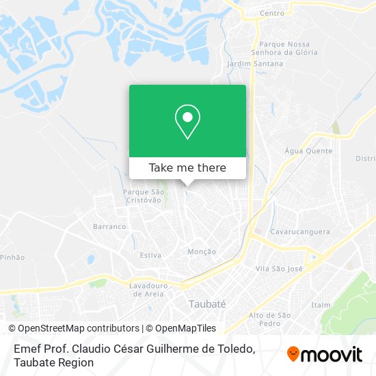 Emef Prof. Claudio César Guilherme de Toledo map