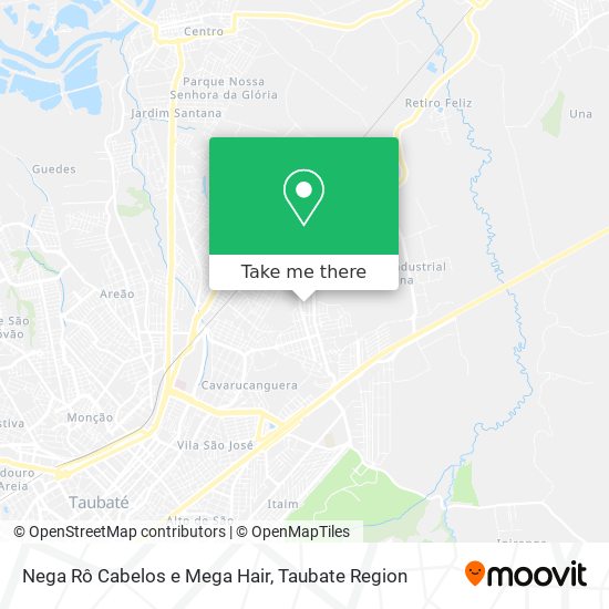 Nega Rô Cabelos e Mega Hair map
