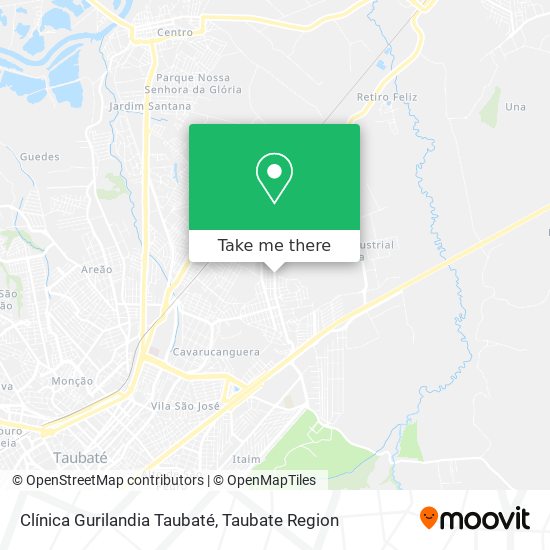 Clínica Gurilandia Taubaté map