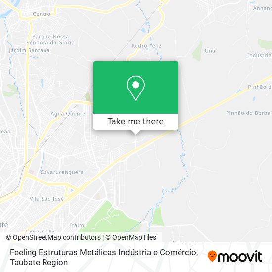 Feeling Estruturas Metálicas Indústria e Comércio map