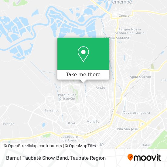 Bamuf Taubaté Show Band map