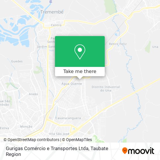 Gurigas Comércio e Transportes Ltda map