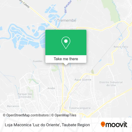 Loja Maconica 'Luz do Oriente' map