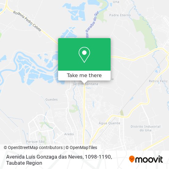 Avenida Luís Gonzaga das Neves, 1098-1190 map