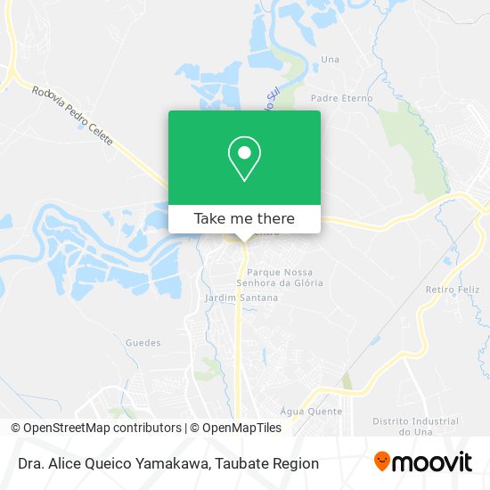 Dra. Alice Queico Yamakawa map