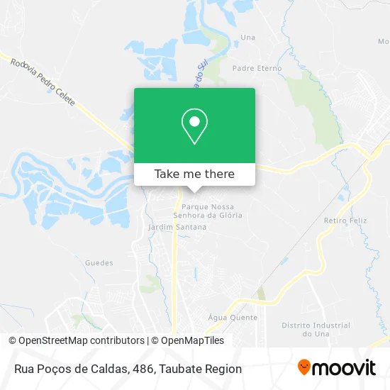 Rua Poços de Caldas, 486 map